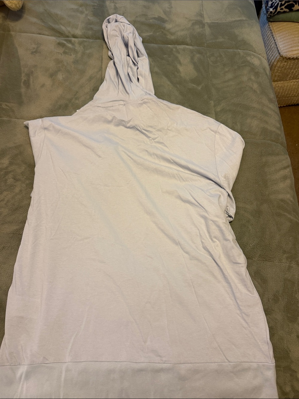 Lacoste Pale Blue Lightweight Hooded Long-Sleeve - Picture 3 of 4